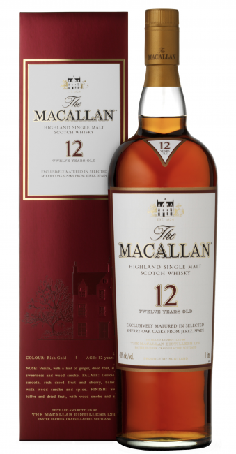 Macallan Sherry Oak 12 Y.O. (в коробці) 0,7 л