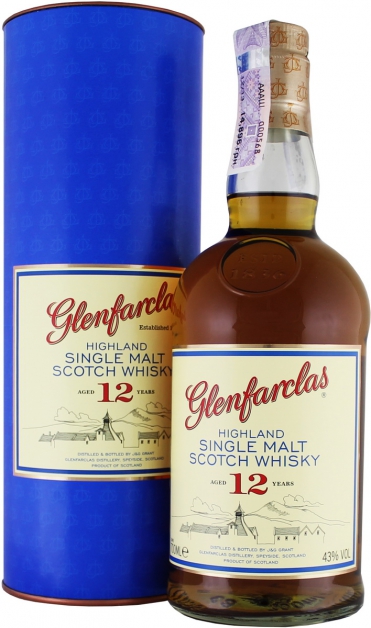 Glenfarclas 12 Y.O. (в тубусе) 0,7 л