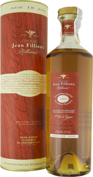 Jean Fillioux Vintage 1990 (в тубусе) 0,7 л