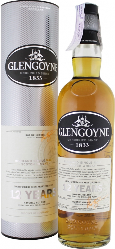 Glengoyne 12 Y.O. (в тубусі) 0,7 л