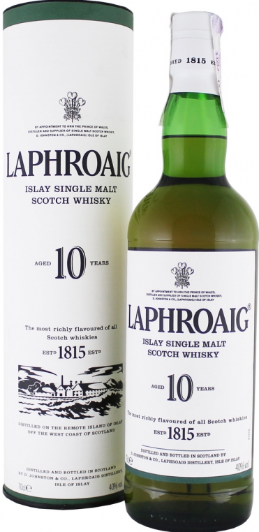 Laphroaig 10 Y.O. (в тубусе) 0,7 л