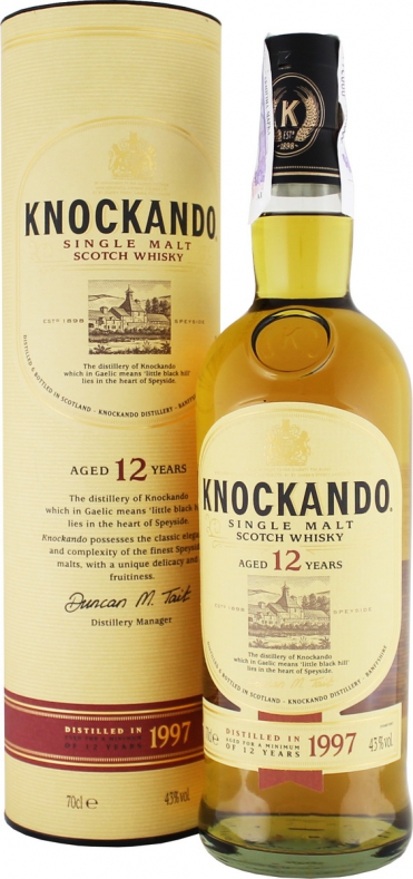 Knockando 1997 12 Y.O. (в тубусі) 0,7 л