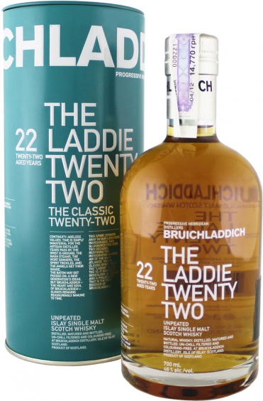 Bruichladdich The Laddie 22 Y.O. (в тубусі) 0,7 л