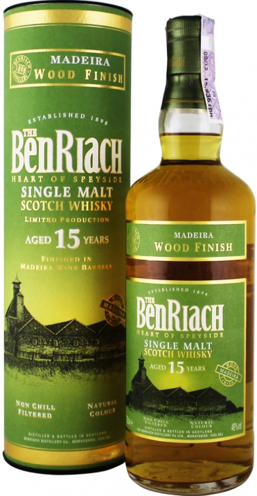 BenRiach Madeira 15 Y.O. (в тубусі) 0,7 л