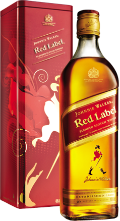 Johnnie Walker Red label (в металлической коробке) 0,7 л