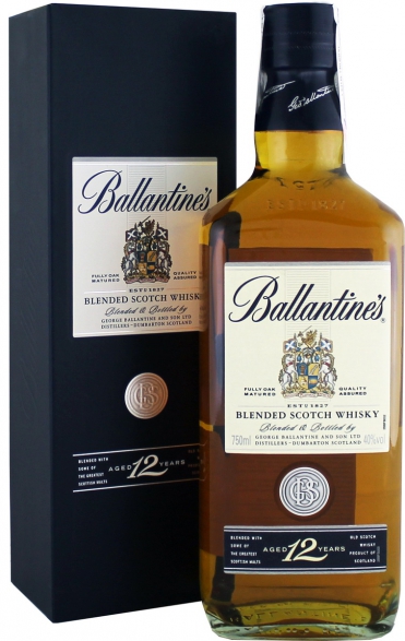 Ballantine's Finest 12 Y.O. (в коробке) 0,75 л