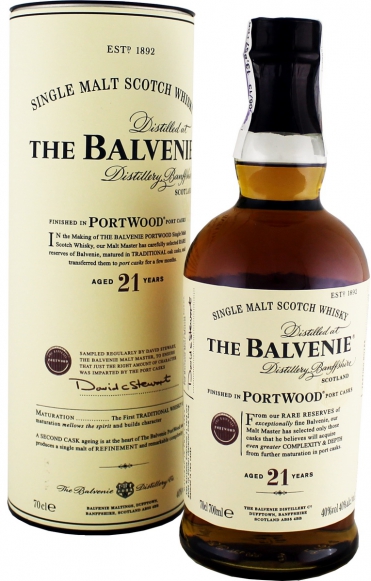 Balvenie Port Wood 21 Y.O. (в тубусе) 0,7 л