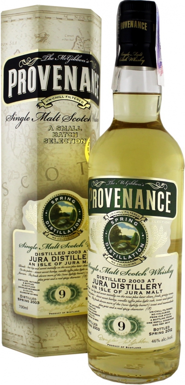 Douglas Laing Provenance Jura 2003 9 Y.O. (в коробці) 0,7 л