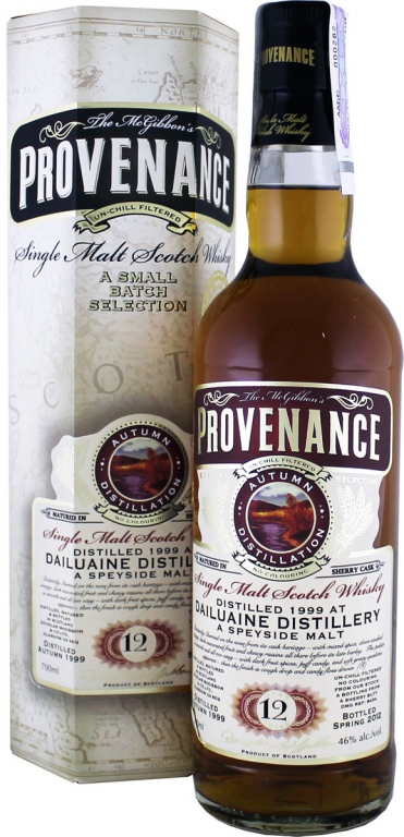 Douglas Laing Provenance Dailuaine-Sherry 12 Y.O. (в коробці) 0,7 л