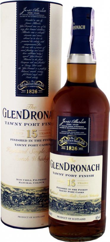 GlenDronach Tawny Port 15 Y.O. (в тубусі) 0,7 л