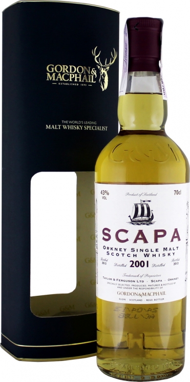 Gordon & MacPhail Scapa 2001 (в тубусе) 0,7 л