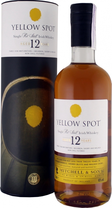 Yellow Spot Single Pot Still Irish Whiskey 12 Y.O. (в тубусе) 0,7 л