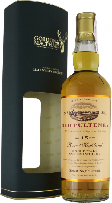 Old Pulteney 15 Y.O. (в тубусе) 0,7 л