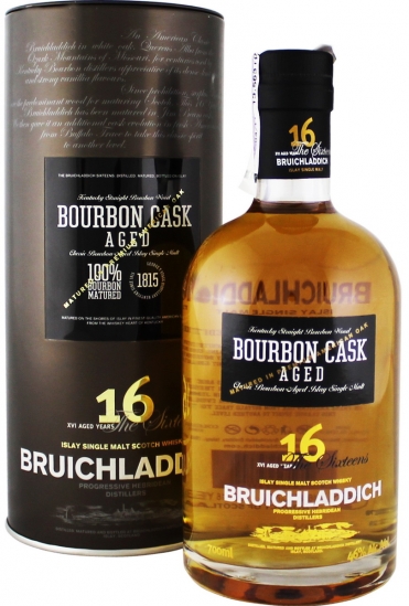 Bruichladdich Bourbon Cask 16 Y.O. (в тубусе) 0,7 л