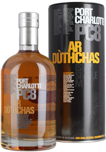 Bruichladdich Distillery Port Charlotte 8 Y.O. (в тубусе) 0,7 л