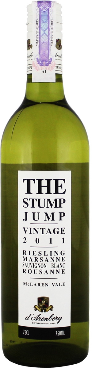 d'Arenberg The Stump Jump White Riesling Sauvignon Blanc Marsanne Roussanne 0,75 л