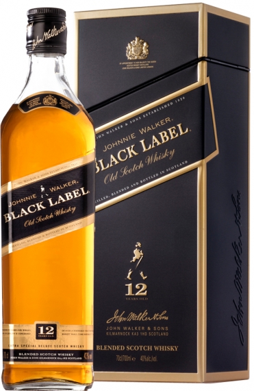 Johnnie Walker Black Label TIN (в коробке) 0,75 л