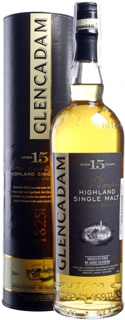 Glencadam Highland Single Malt Scotch Whisky 15Y.O. (в тубусі) 0,7 л