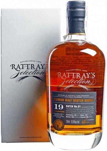 Dewar Rattray Blended Malt Batch 19 (в коробці) 0,7 л