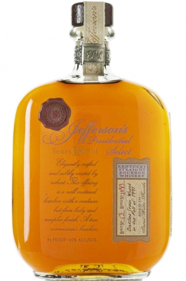 Jefferson's Presidential Select 18 Years Old 0,75 л