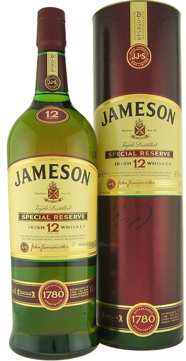 Jameson 12 Y.O. Special Reserve (в тубусе) 0,7 л