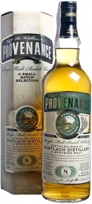 Douglas Laing Provenance Mortlach-Sherry (в коробке) 0,7 л