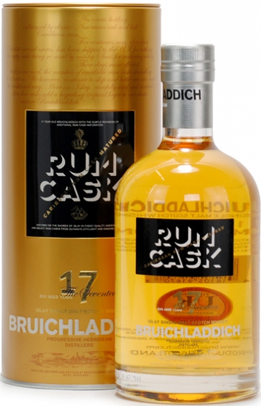 Bruichladdich Rum Cask 17Y.O. (в тубусе) 0,7 л