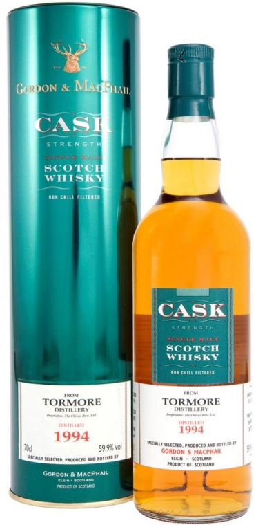 Gordon & MacPhail Cask Strength Tormore 1994 (в тубусе) 0,7 л