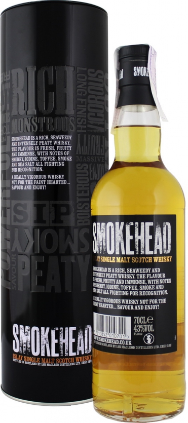 Ian Macleod Smokehead Islay Single Malt Scotch Whisky (в тубусе) 0,7 л