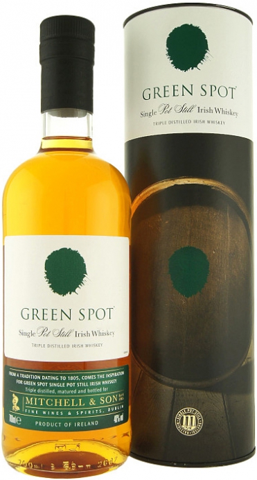 Green Spot Pot Still Irish Whiskey (в тубусе) 0,7 л