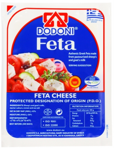 Сыр мягкий Feta Dodoni 200 г