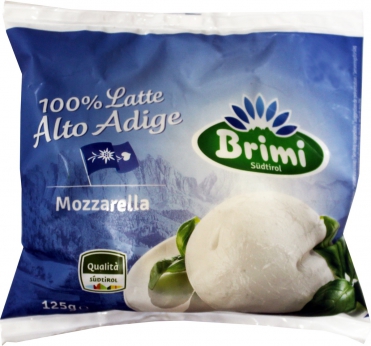 Сир м'який Mozzarella Brimi 125 г