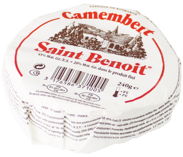 Сир з білою плісінню Camembert Saint Benoit 240 г