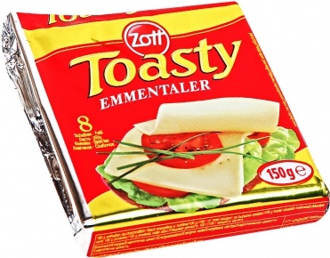 Сир плавлений Toasty Emmentaler Zott 150 г