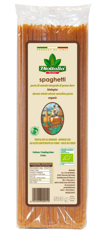 Spaghetti Bronze Bioitalia 500 г