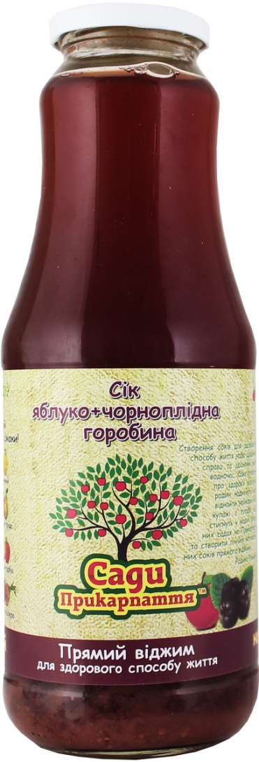 Сади Прикарпаття Яблучно-Чорноплідногоробиновий 1 л