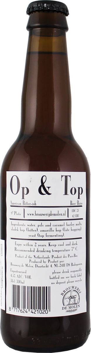 Op & Top De Molen Brouwerij 0,33 л