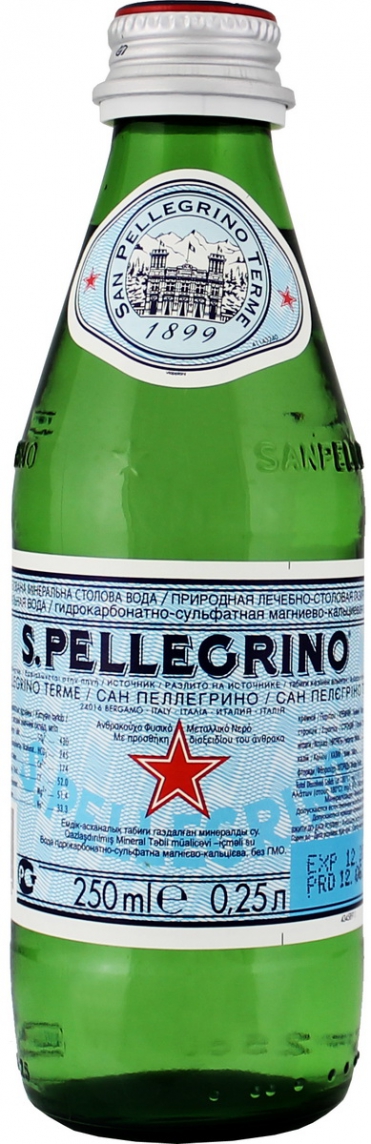 Вода мінеральна газована Sanpellegrino 0,25 л