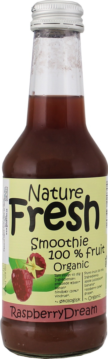 Смузі органічний  Raspberry Dream Nature FRESH 0,25 л