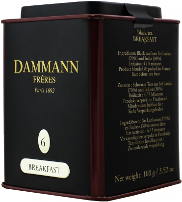 Dammann Breakfast 6 чай чорний 100 г