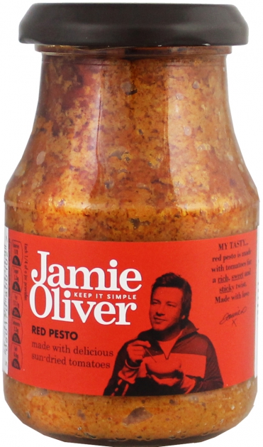 Jamie Oliver Red Pesto соус з в'яленими томатами 190 г