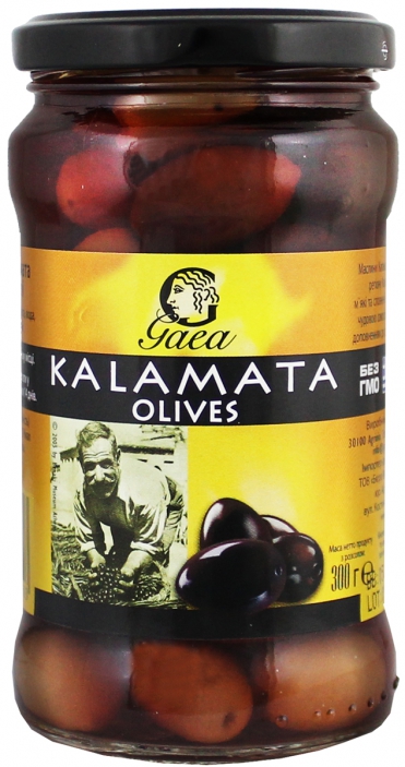 Gaea Products Kalamata оливки целые органические в розсоле 300 г