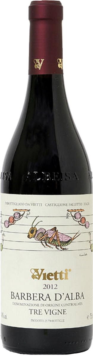 Vietti Barbera d’Alba Tre Vigne 0,75 л