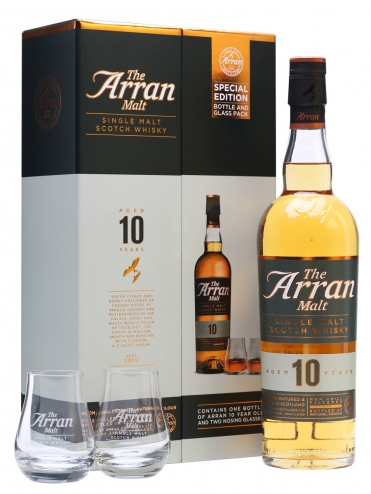 Arran 10 Y.O. з 2 бокалами 0,7 л