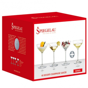 Spiegelau Dessert/Champagne Saucer Special glasses 4 шт