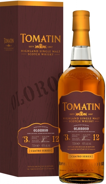 Tomatin Cuatro Oloroso (в коробці) 0,7 л