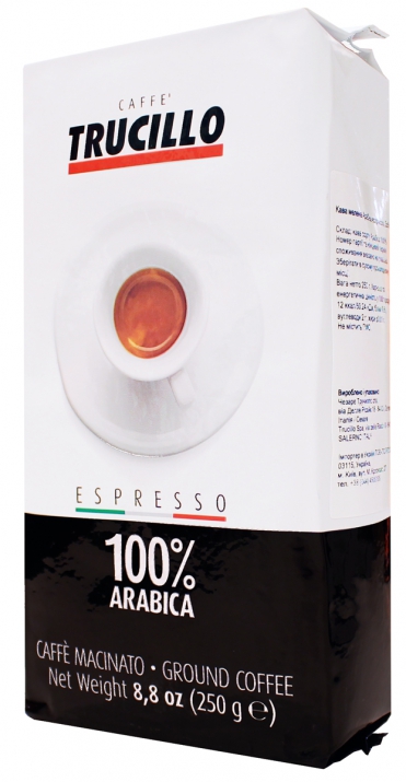 Кофе молотый Espresso 100% Arabica Trucillo 250 г