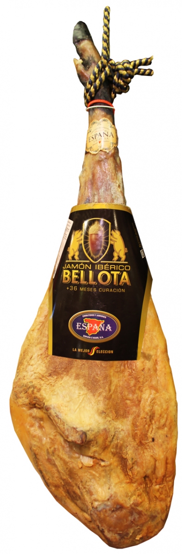 Хамон Jamon Iberico de Bellota Aljomar (36мес) 1 шт (8,2 кг)