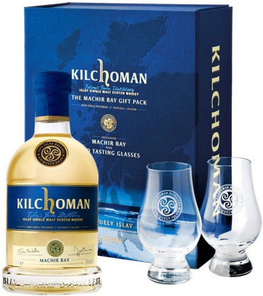 Kilchoman Machir Bay с 2 бокалами 0,7 л