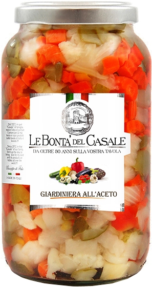 Закуска из овощей Giardiniera All'aceto Le Bonta’ del Casale 3,1 л